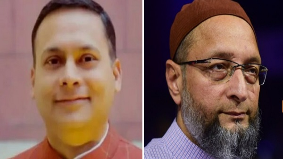 अमित मालवीय और असदुद्दीन ओवैसी अमित मालवीय और असदुद्दीन ओवैसी