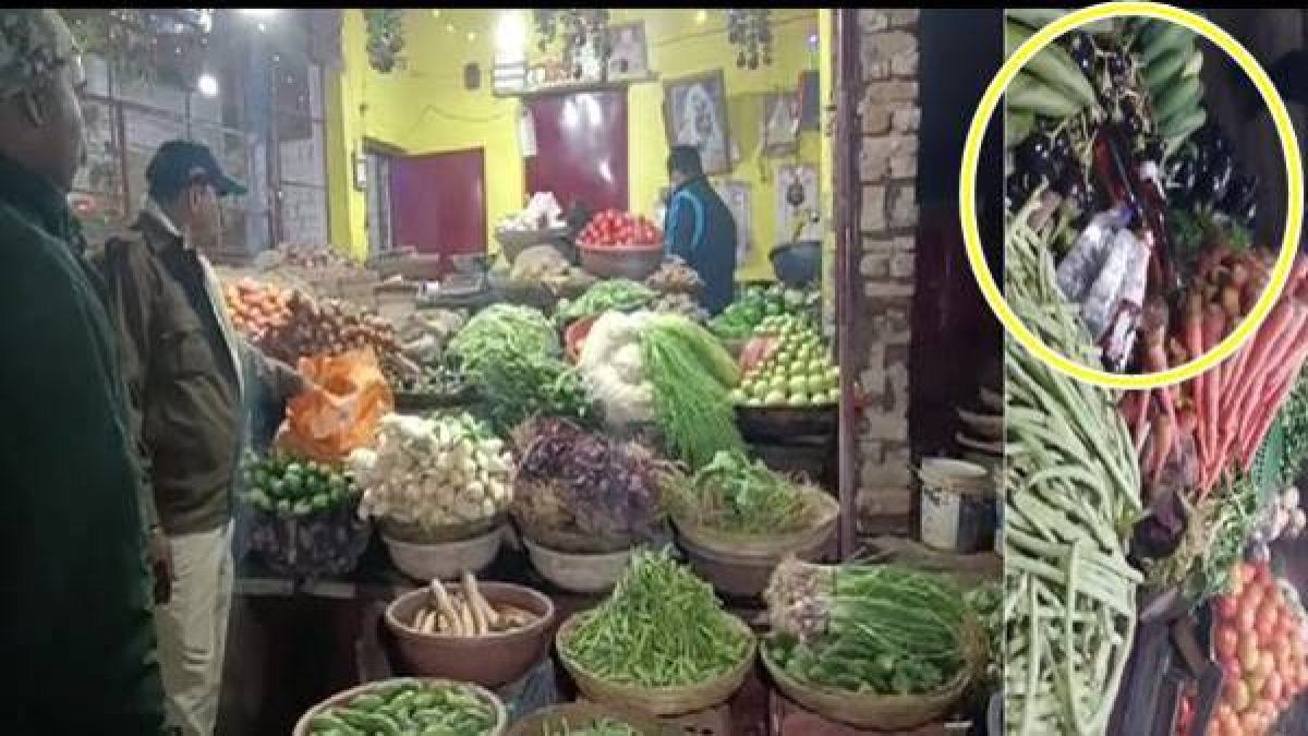 सब्जी से ज्यादा अवैध शराब के लिए फेमस दुकान