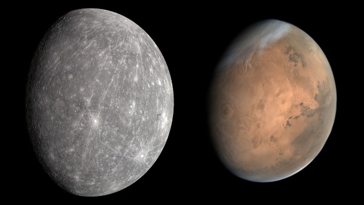 Mars and Mercury : Mars and Mercury :