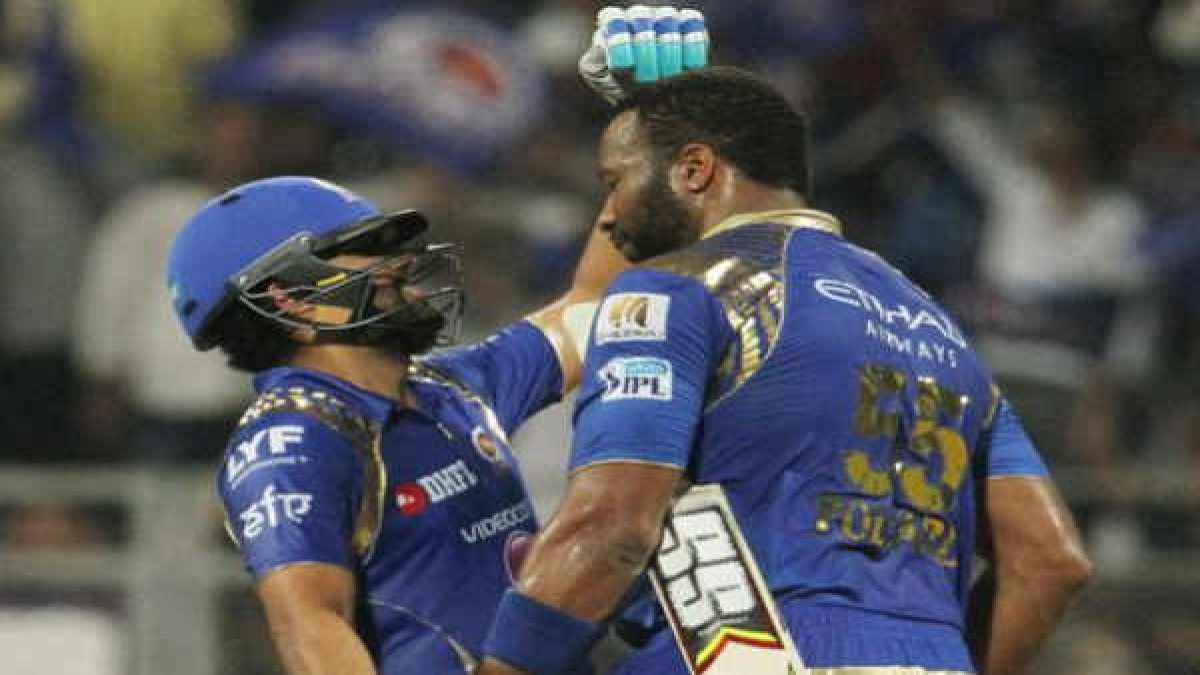 kieron pollard and rohit sharma kieron pollard and rohit sharma