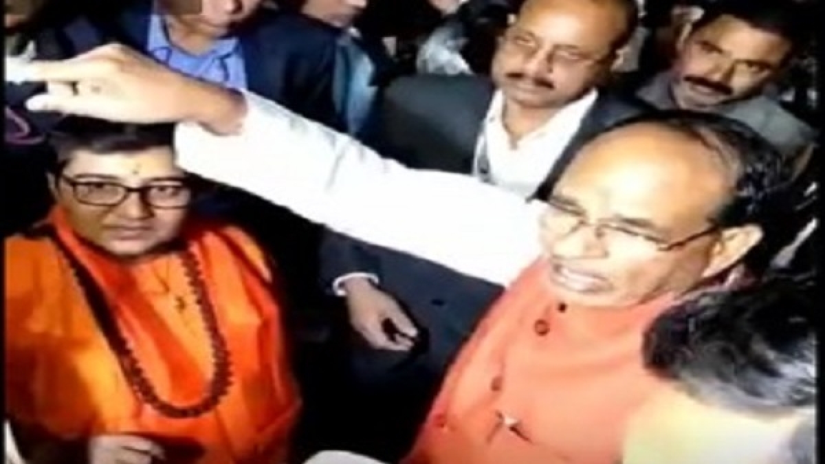 sadhvi pragyanand & cm sadhvi pragyanand & cm