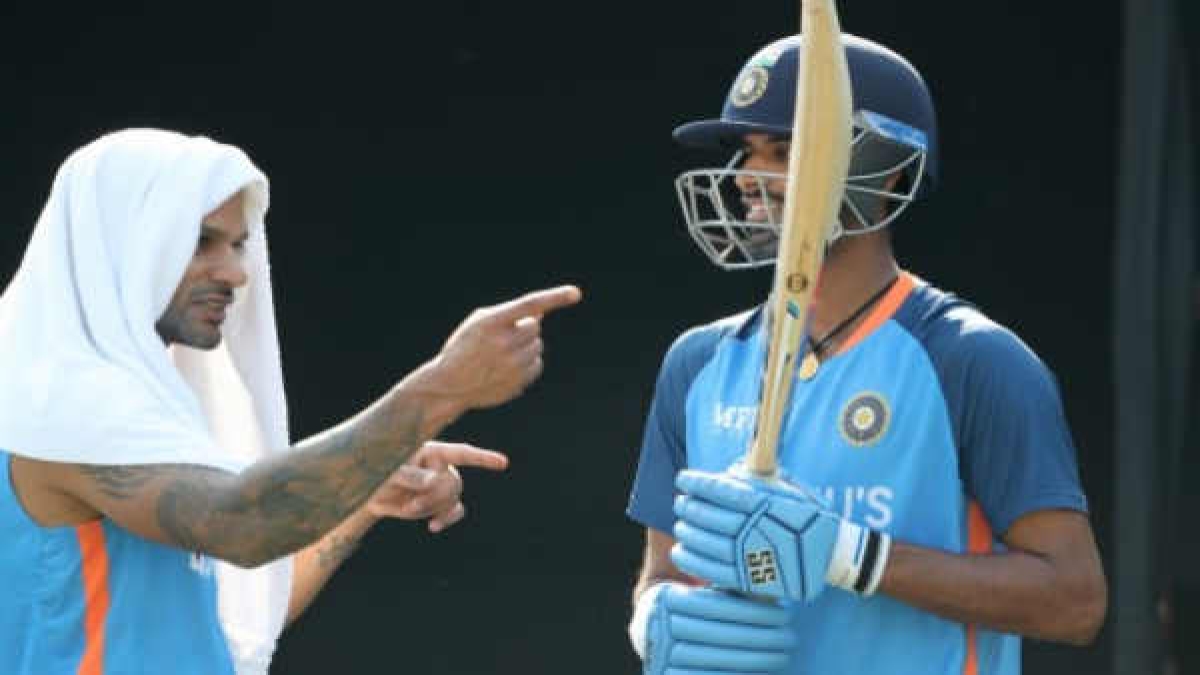 Shikhar Dhawan and washington sundar Shikhar Dhawan and washington sundar