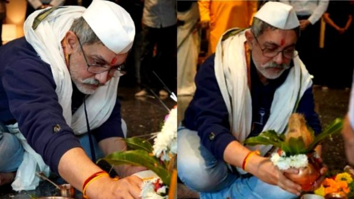 झांसे में मत आना...' हिंदू रीति रिवाजों से आमिर खान ने की पूजा अर्चना, तस्वीरें देख लोगों ने कर दिया ट्रोल | Aamir Khan performs puja with ex wife Kiran Rao users