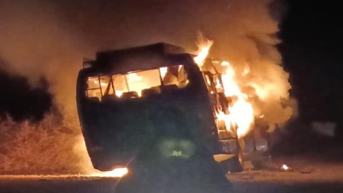 bus fire bus fire