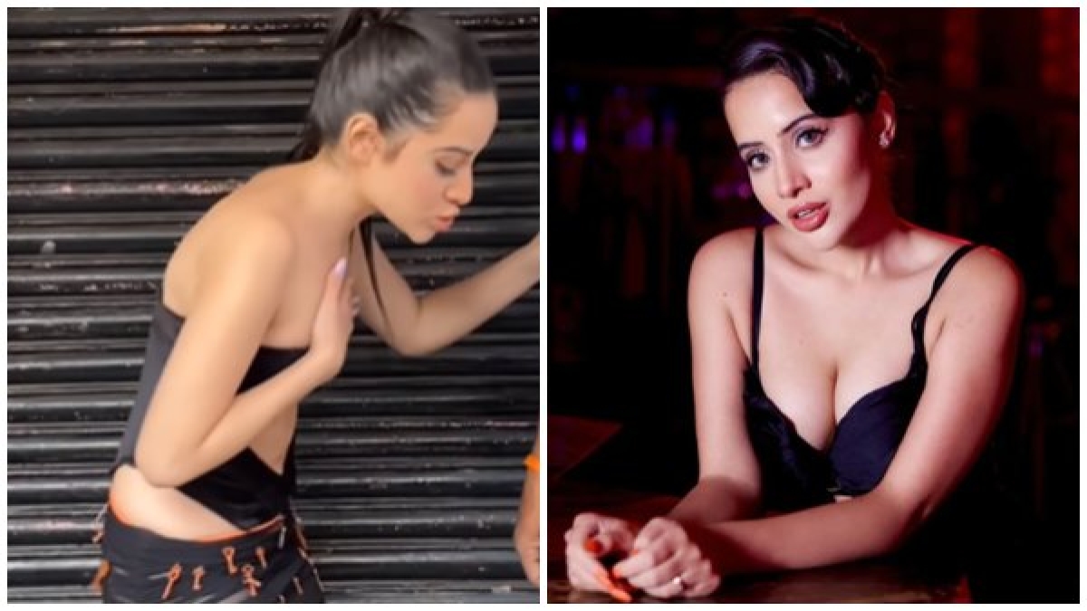 लड़खड़ाती हुई दिखी उर्फी जावेद