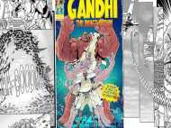 सुपरहीरो के अवतार में महात्मा गांधी, अंग्रेजों के बाद हिटलर की बारी