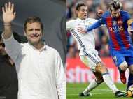 VIDEO: बार्सिलोना या रियल मैड्रिड नहीं बल्कि ये है राहुल गांधी का पसंदीदा फुटबॉल क्लब