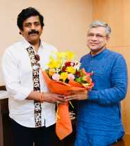 केंद्रीय रेल मंत्री अश्विनी वैष्णव से मिले सांसद रवि किशन,वंदे भारत चलाने की मांग की