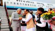 जबलपुर पहुंचे उप राष्ट्रपति जगदीप धनखड़, दिया गया गार्ड ऑफ़ ऑनर, दिनभर कई कार्यक्रम