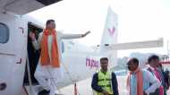 Uttarakhand news पिथौरागढ़-देहरादून हवाई सेवा शुरू, सीएम धामी ने भी किया सफर, सप्ताह में तीन दिन मिलेगी सुविधा