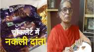 बुजुर्ग शिक्षिका को जन्मदिन में मिली चॉकलेट, खाने का प्रयास किया तो चॉकलेट के अंदर निकले 4 नकली दांत!