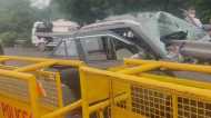 दिल्ली के राजघाट के पास तेज रफ्तार एसयूवी गार्डरेल से टकराई, जन्मदिन की पार्टी कर लौट रहे 5 छात्र गंभीर घायल