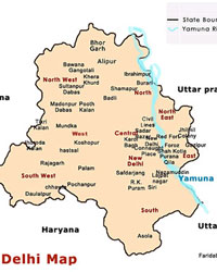 Delhi Map Delhi Map