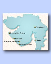 Gujrat Map Gujrat Map