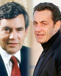 Nicholas Sarkozy Gordon Brown Nicholas Sarkozy Gordon Brown