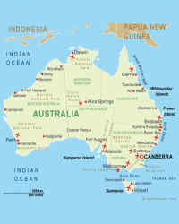 Australia Map Australia Map