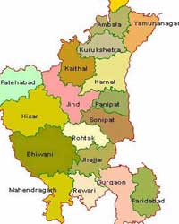 Haryana Map Haryana Map