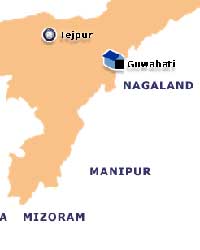 Assam Map Assam Map