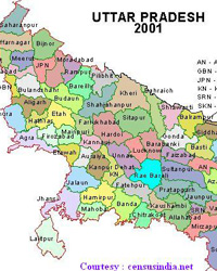 Uttar Pradesh Map Uttar Pradesh Map