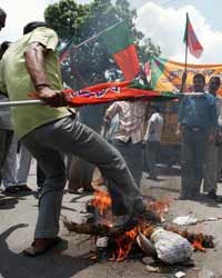 VHP-BJP protest VHP-BJP protest