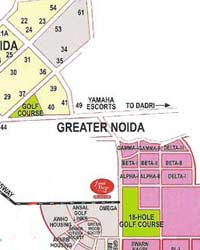 Greater Noida Map Greater Noida Map