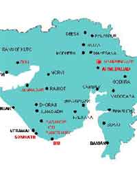 Gujrat Map Gujrat Map