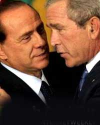 Bush, Berlusconi Bush, Berlusconi
