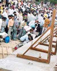 Lucknow flyover collapsed Lucknow flyover collapsed