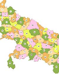 Uttar Pradesh Map Uttar Pradesh Map