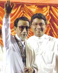 Bal Thackeray & Raj Thackeray Bal Thackeray & Raj Thackeray