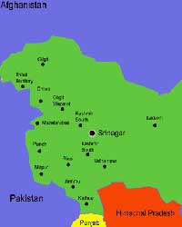 kashmir map kashmir map