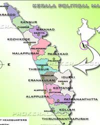 Kerala map Kerala map