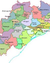 Orissa Map Orissa Map