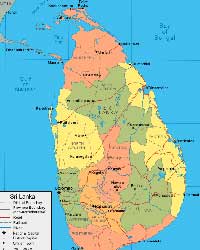 Sri Lanka map Sri Lanka map