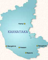 Karnataka Map Karnataka Map