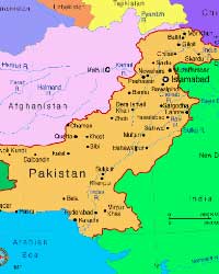 pakistan map pakistan map