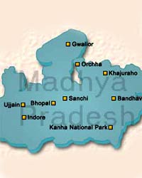 Madhya Pradesh Map Madhya Pradesh Map