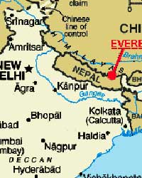 India Nepal map India Nepal map