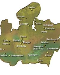Madhya Pradesh Map Madhya Pradesh Map