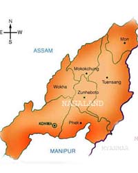 Nagaland Map Nagaland Map