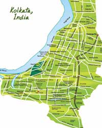 kolkata map kolkata map
