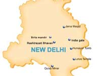 Delhi map Delhi map