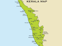 Kerala map Kerala map