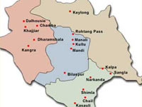 Himachal Pradesh Map Himachal Pradesh Map