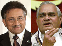 Parvez Musharraf, Atal Bihari Vajpayee Parvez Musharraf, Atal Bihari Vajpayee