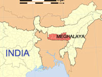 Meghalaya Map Meghalaya Map