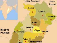 Chhattisgarh Map Chhattisgarh Map