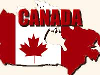 Canada Map-Flag Canada Map-Flag