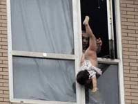 Man dropping daughter Man dropping daughter