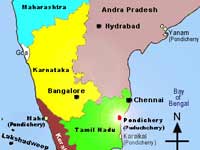Puducherry Map Puducherry Map